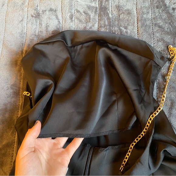 Urban Outfitters Black Cowl Neck Mini Dress - Picture 5 of 5